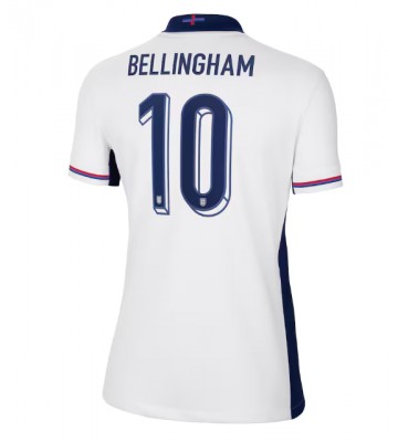 England Jude Bellingham #10 Replika Hjemmebanetrøje Dame EM 2024 Kortærmet